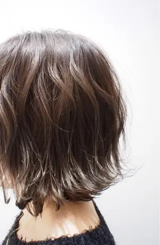 ミディアム 菅村 勇亮のヘアスタイル