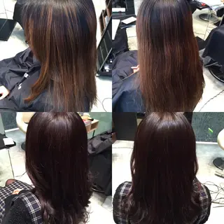 ミディアム セミロング ロング カラー Re:ta KANZOのヘアスタイル