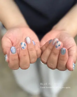 ネイル Seemly 千田町店所属・フラワーパラジェル 🌸シームリーエミのネイルデザイン