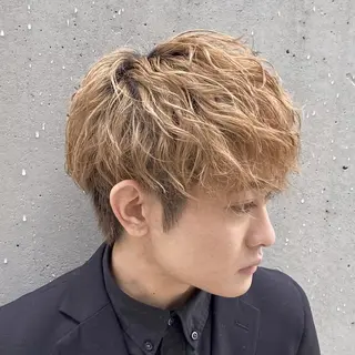 カラー メンズ メンズ縮毛矯正 ♠️店長下平隼人のヘアスタイル