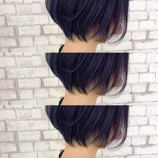 ショート カラー 赤み消しカラー /透明感カラー 上長のヘアスタイル