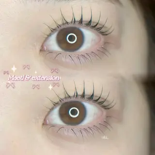 マツエク・マツパ no.i eyelash / eyebrow salon所属・˗ˏˋ𝐮𝐤𝐢. .🌩️ˎˊ˗のマツエク・マツパデザイン
