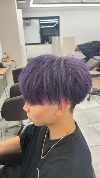 ショート カラー メンズ 🏆メンズヘア特化 🥇代表りんぺーのヘアスタイル