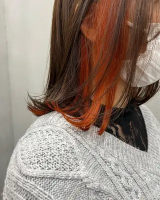 ミディアム 亀田 泰生のヘアスタイル