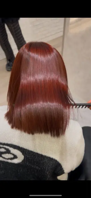 ミディアム カラー &chaLme所属・Ayumi/心斎橋 /Jr.スタイリストのヘアスタイル