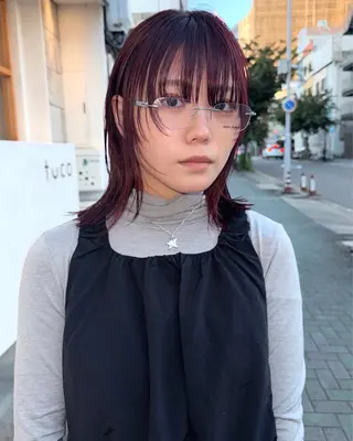 ショート カラー デザイン/レイヤー Kaito🐩/栄のヘアスタイル