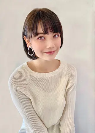 ミディアム ボブ指名No.1🌞 オガタのヘアスタイル