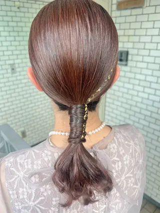 ヘアアレンジ 大人可愛いヘアメイク 💋🧚‍♀️しずかのヘアスタイル