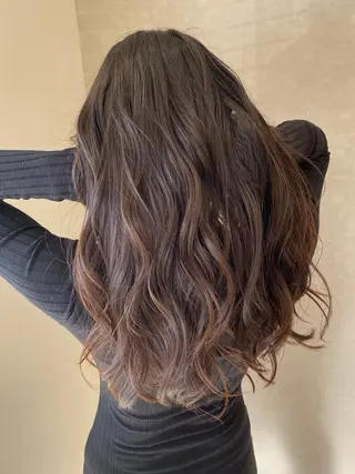 ロング 川元 雄貴のヘアスタイル