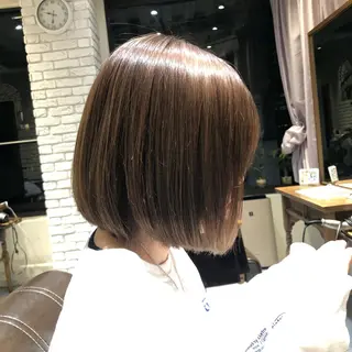 ショート カラー ヘアアレンジ 柳井 準平のヘアスタイル
