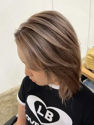 ミディアム わたる /カットモデル募集のヘアスタイル