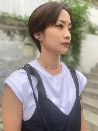 ショート カラー ainico.所属・髪質改善　艶髪✨ Teppeiのヘアスタイル