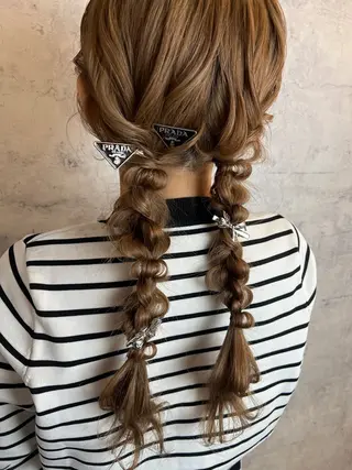 セミロング 【カメレオン】 しょうた  みくꨄのヘアスタイル