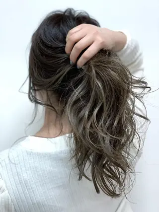 セミロング カラー 🍀ナガヤマ ヒデアキ🍀のヘアスタイル