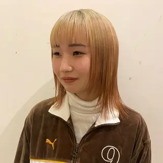 カラー ベージュ/暖色🧸 ハイトーン/ninaのヘアスタイル