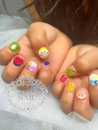 キッズ ネイル ViVi Nailのネイルデザイン