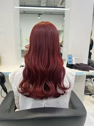 セミロング カラー ブリーチカラー 🩵MIZUKIのヘアスタイル