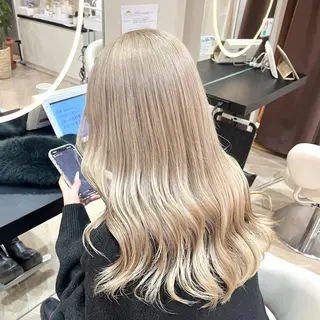 ロング カラー 透明感カラー🫧/ アレンジ/ayanoのヘアスタイル