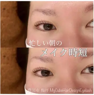 マツエク・マツパ MyCubeHairDesignEyelash所属・miiimo ミモのマツエク・マツパデザイン