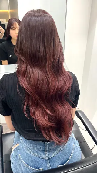 ロング カラー ハイトーンカラー/ airi🎀のヘアスタイル