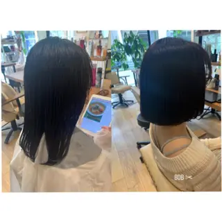 ミディアム ハイレート🤍🫧 池田のヘアスタイル