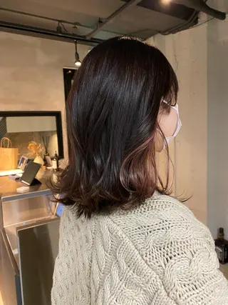 ミディアム カラー 艶髪/髪質改善/ MONSO山本のヘアスタイル