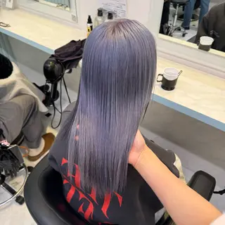 セミロング カラー 暖色🩷透明感カラー ♡Maika♡のヘアスタイル