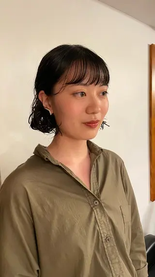 ミディアム カラー パーマ 原宿/ケパーマ 🧺ユウマのヘアスタイル