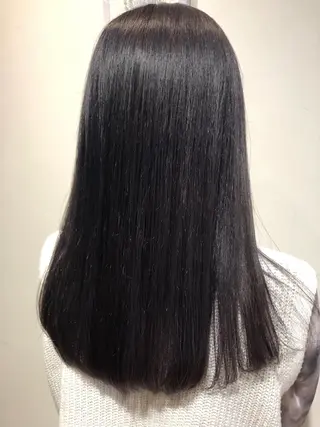 ロング カラー 青野 文香のヘアスタイル