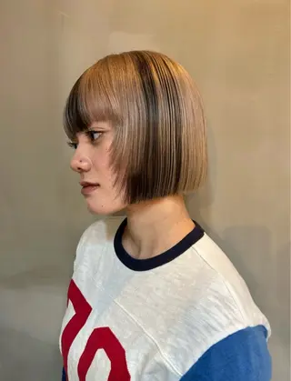 ショート ブリーチ/ハイトーン 心斎橋/honokaのヘアスタイル