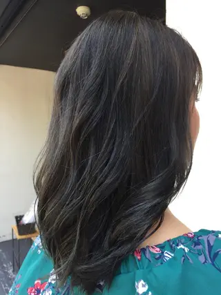 ロング カラー 髪質改善/痛ませ ないカラー/西村航大のヘアスタイル