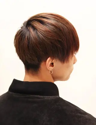 ショート カラー ヘアアレンジ メンズ 全席半個室 髪質改善&トリートメントtuuli天神大名店所属・フジムラ ヒロタカのヘアスタイル