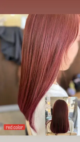 ロング FIRST所属・⭐︎ SAYAKAのヘアスタイル