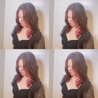 セミロング カラー 【カラー指名No 1✨】HIBIKIのヘアスタイル