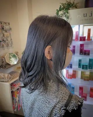 セミロング カラー Avis Hair Works所属・野田 歩のヘアスタイル