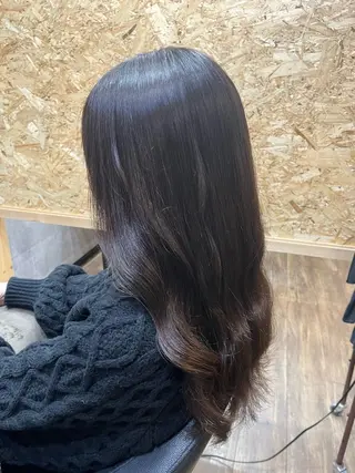 セミロング カラー 【髪質改善都賀】 chisatan🍊のヘアスタイル