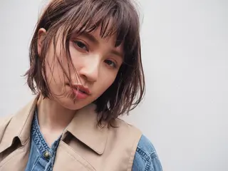 ミディアム lit hair ハヅキのヘアスタイル