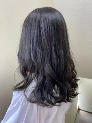 ロング カラー パーマ メンズ キッズ マツエク・マツパ 女性専用サロン梅田 髪質改善カラーakiのヘアスタイル