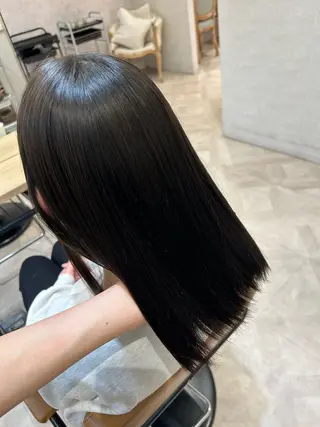 セミロング La Bonheur hair Olivier 北千住店所属・小川 ルミナのヘアスタイル