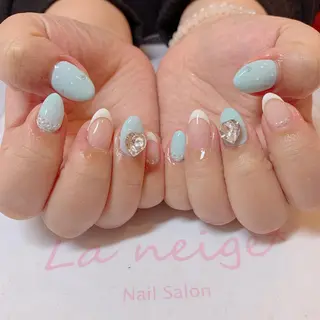 ネイル La neige* yuki 🥯🍑のネイルデザイン