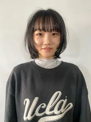 ショート Agu  hair rupia 金沢店所属・金沢美容室/ 艶髪/夜営業/JINのヘアスタイル