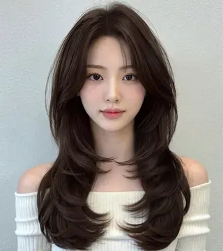 パーマ コテ巻き風パーマ 専門店　モモのヘアスタイル