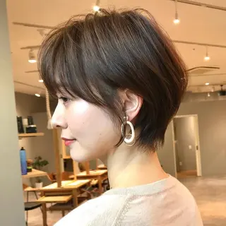 ショート 無料ショートモデル 募集中/ユッティーのヘアスタイル