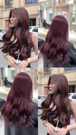 ロング カラー 🤍韓国大人っぽ ベージュMAI🤍のヘアスタイル