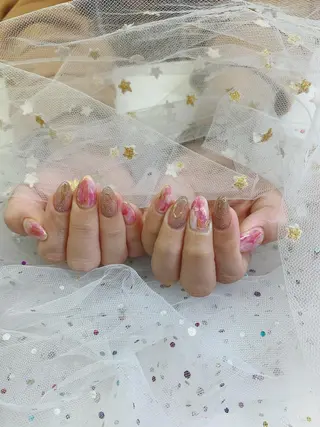 ネイル 🦋ネイルサロン ブラン🌈ゆりのネイルデザイン