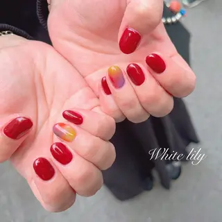 ネイル White lily所属・牧田 雅世のネイルデザイン