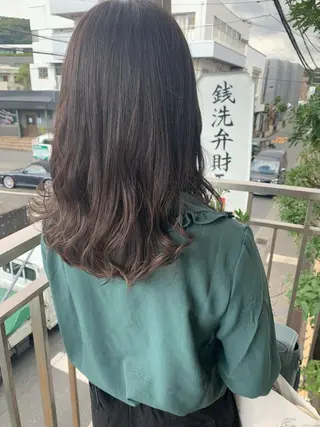 ミディアム カラー 🧸 サトウサクネ🧸のヘアスタイル