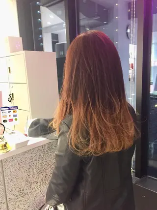 セミロング 所渉/韓国レイヤー /ウルフカットのヘアスタイル