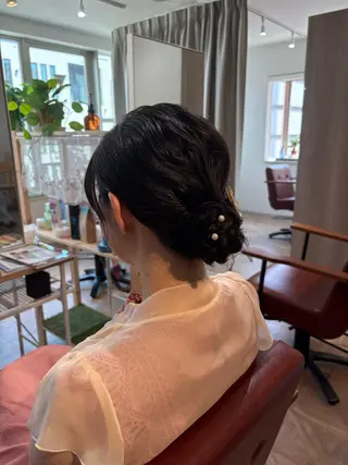 ヘアアレンジ 檜山 知可子のヘアスタイル