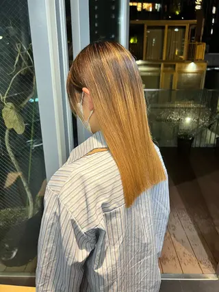 ロング 山口 真世のヘアスタイル